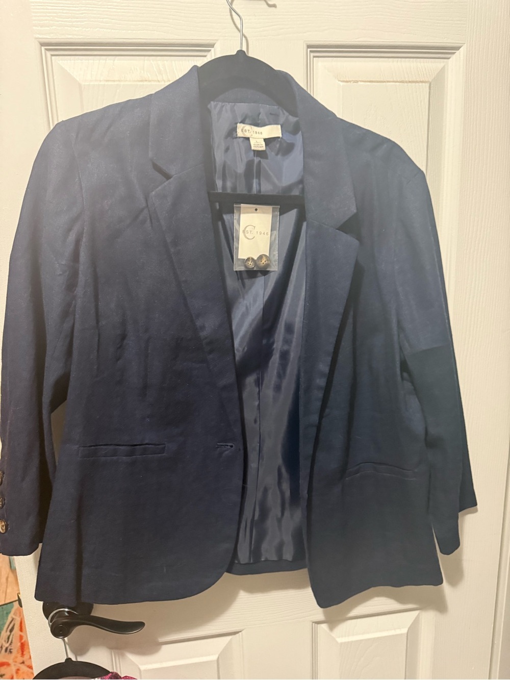 Classic Navy Blazer Jacket